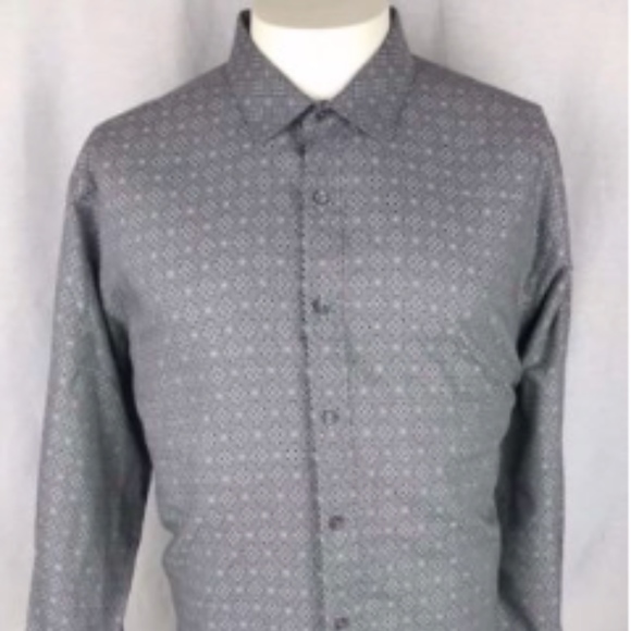 Bugatchi Other - Bugatchi Mens XL Spread Collar Button Shirt